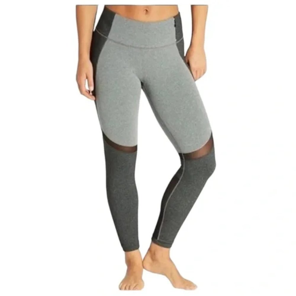 Calia Essential Colorblock 7/8 Leggings Gray Mesh